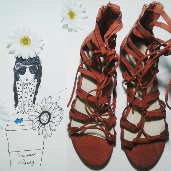 Forever 21 Shoes - Gladiator Laced Sandal 7.5 Firm On Price